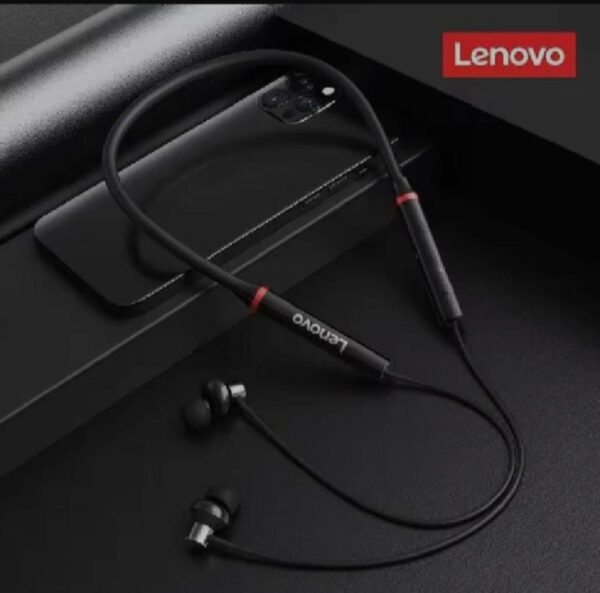 Lenovo HE05X Neckband Wireless V5.0 Bluetooth effective distance: 10M Speaker size: 10MM Maximum power: 10mW Sensitivity: 92dB Frequency response: 20Hz-20KHz Built-in ... - Image 3